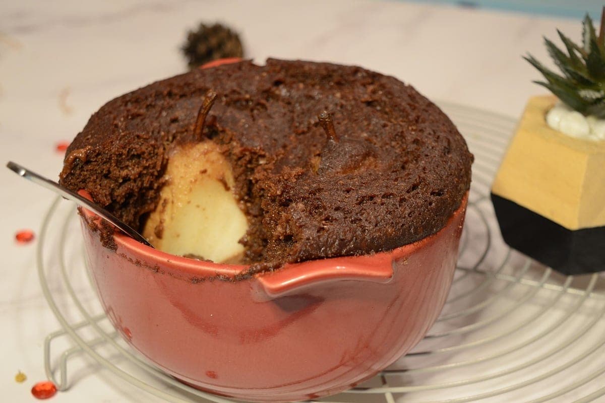 Gâteau chocolat poire