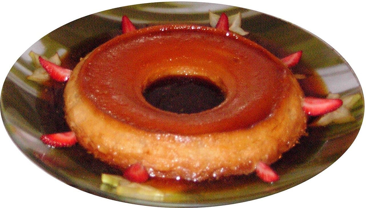 Flan lait œufs sucre