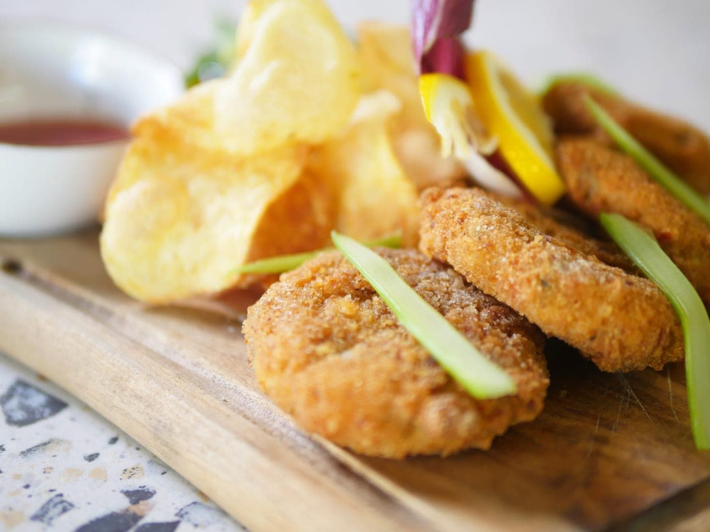 Galettes de poisson maison avec pommes de terre