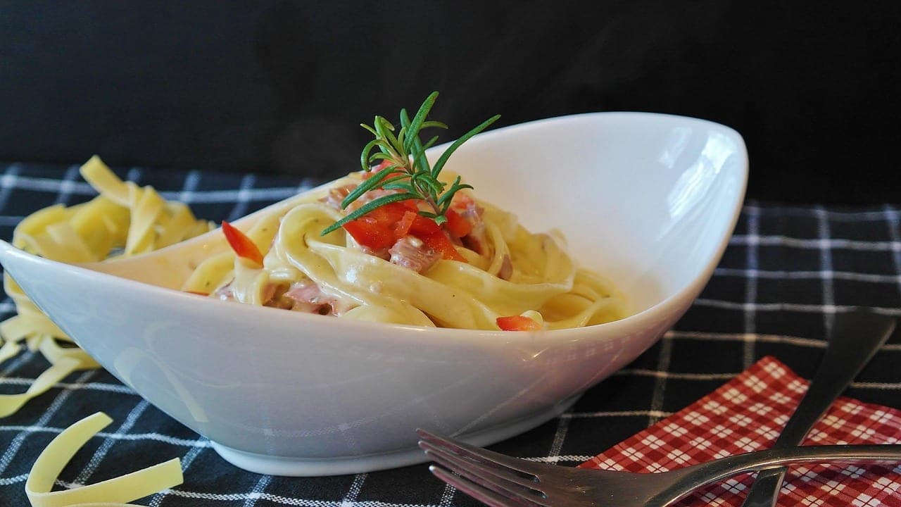 Linguine crémeuses jambon-fromage