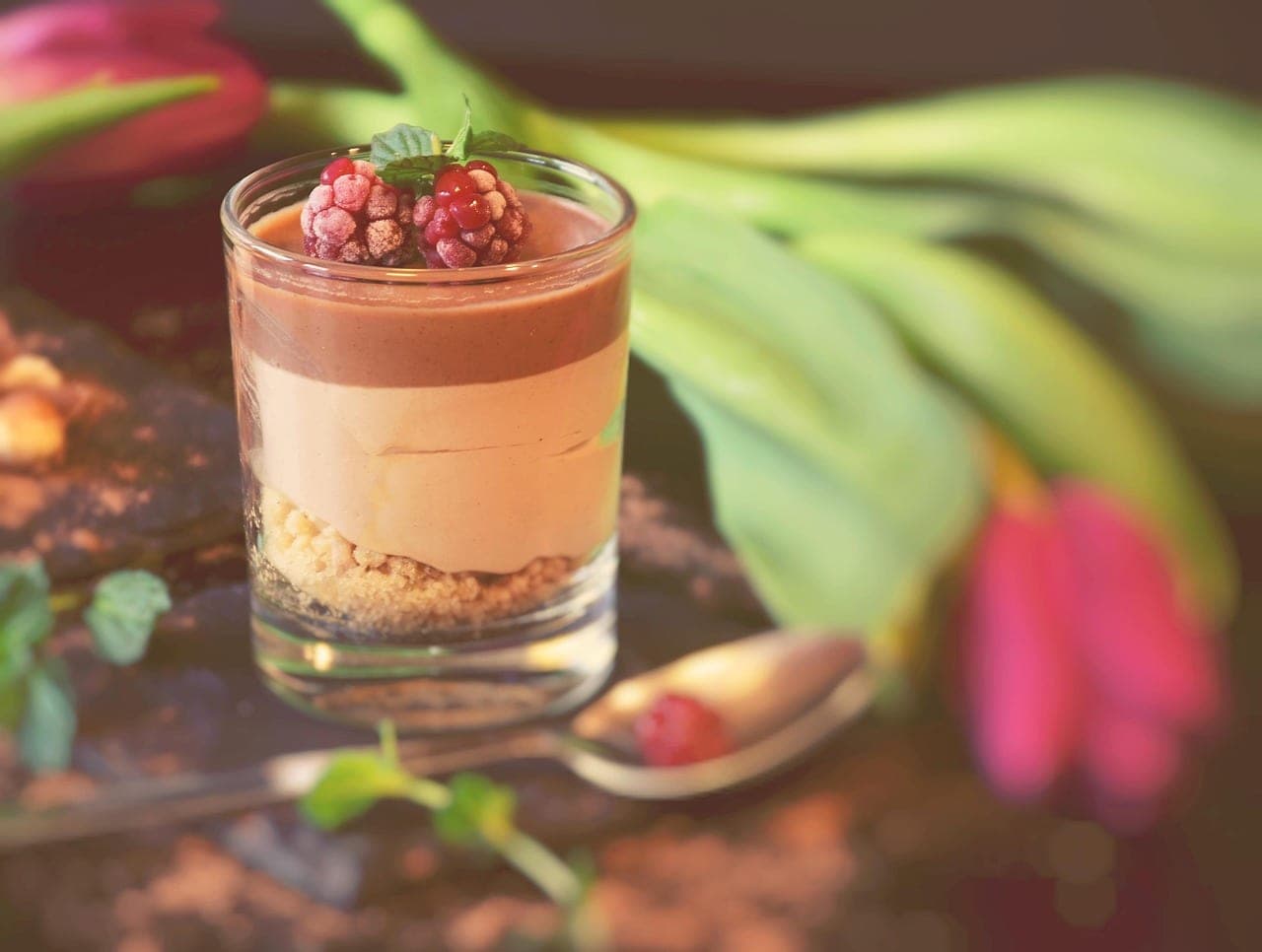 Mousse chocolat nougat économique