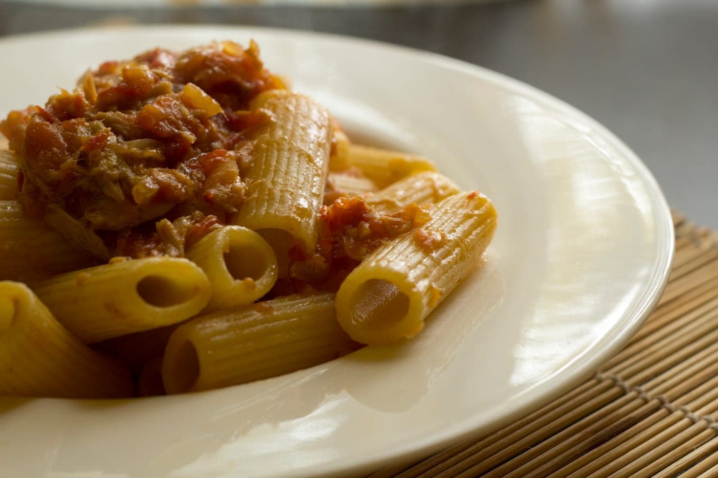 Pâtes au thon et à la tomate
