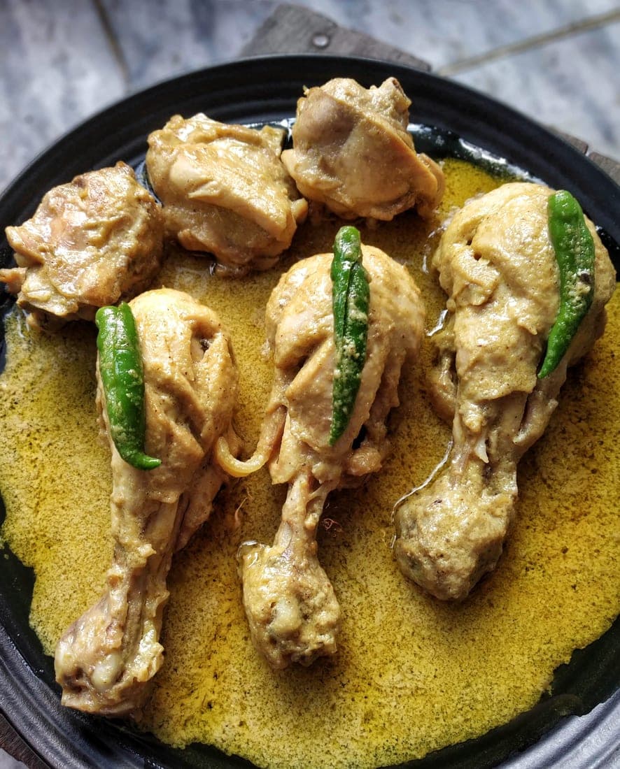 Poulet à la moutarde façon bengalie