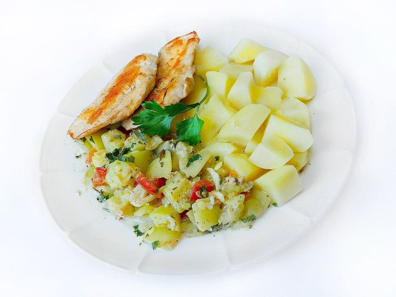 Poulet pommes de terre potiron