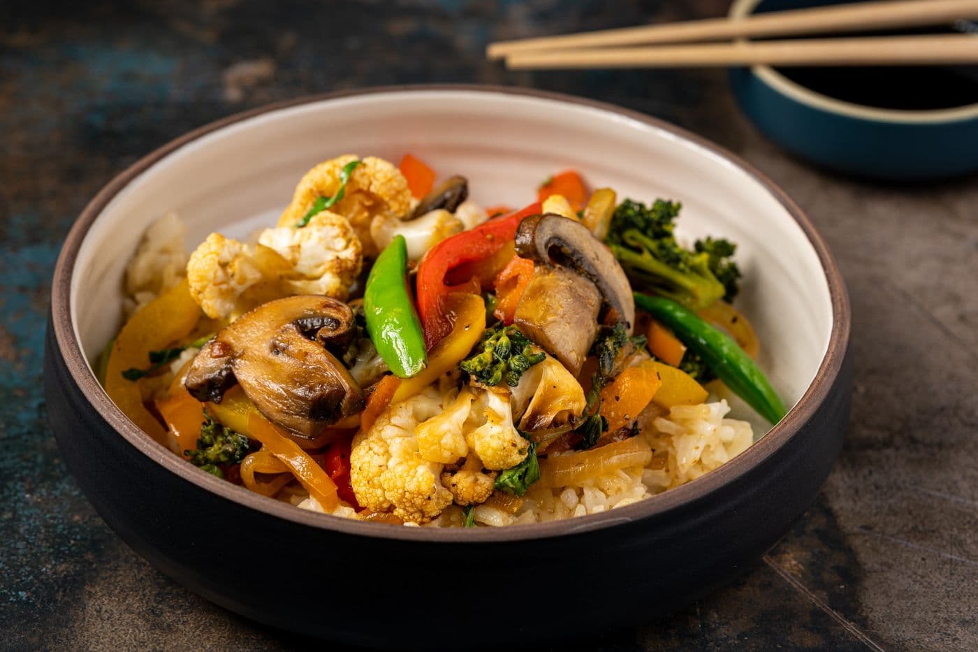 Riz aux legumes sautes
