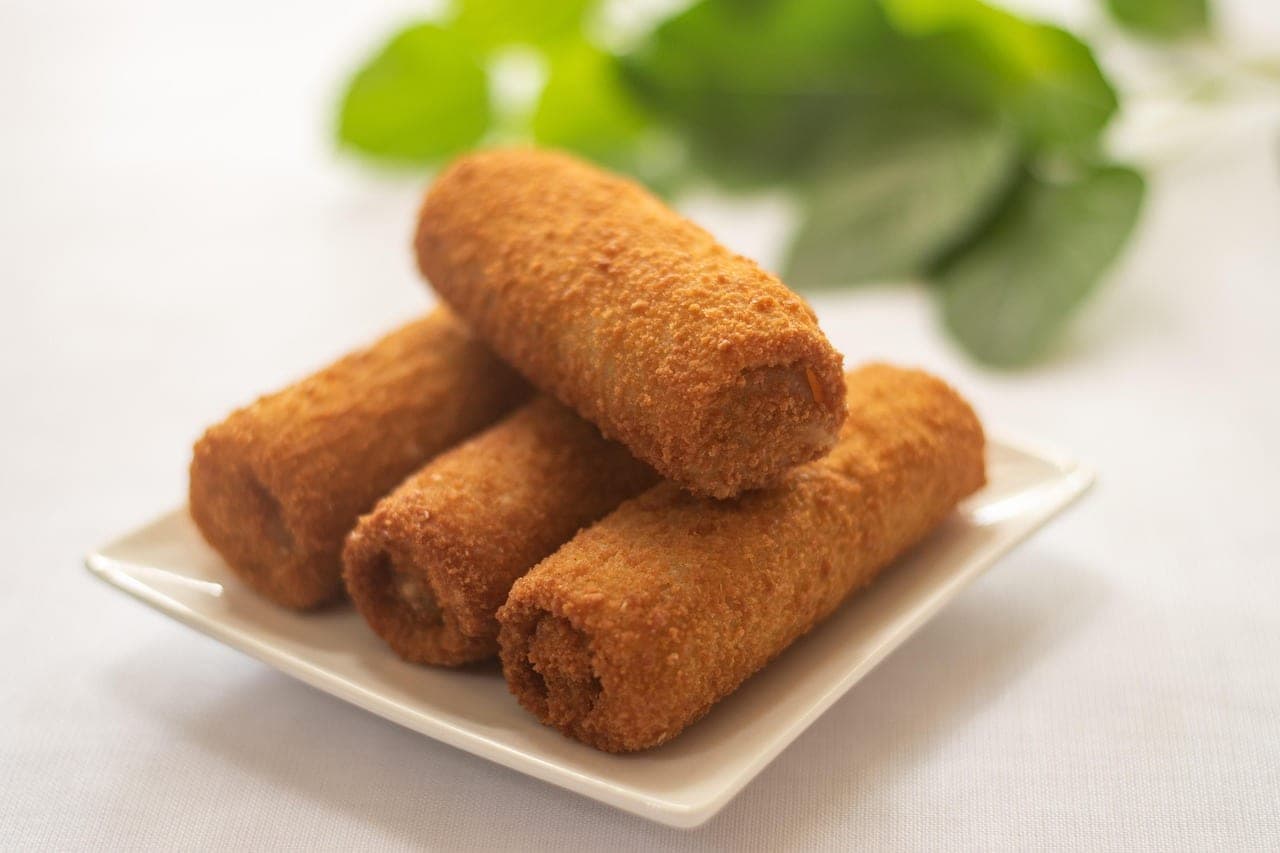 Roulés panés au poisson