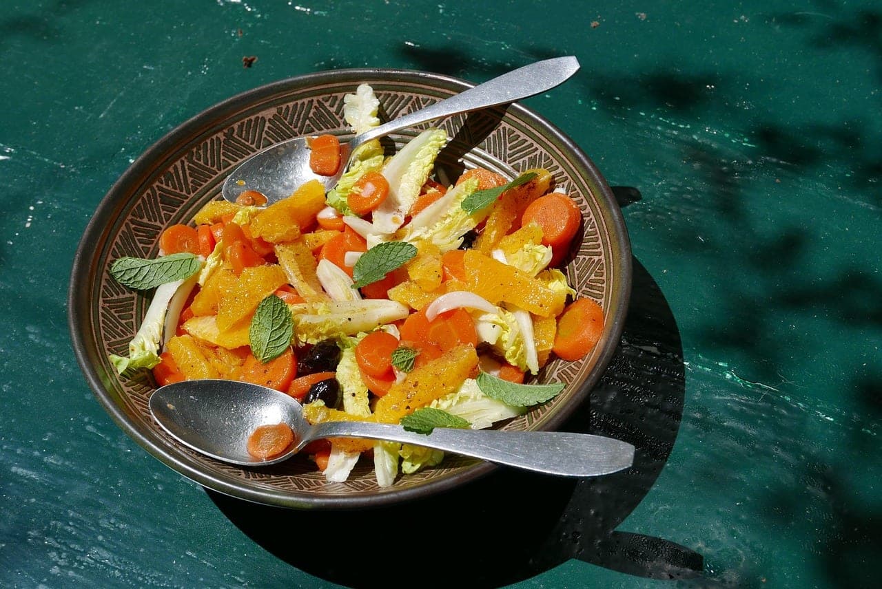 Salade de carottes à l'orange et au cumin