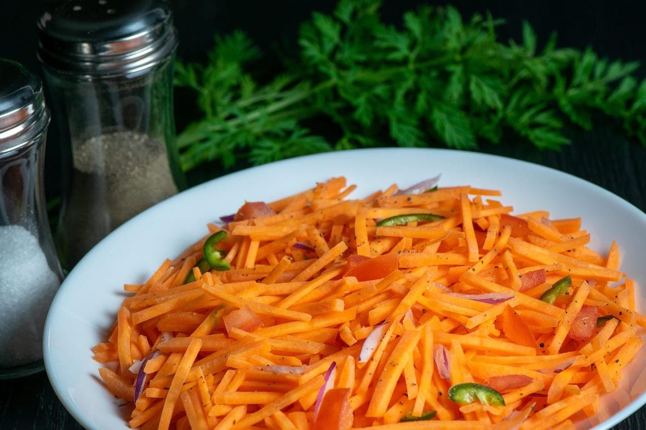 Salade de carottes râpées sri-lankaise