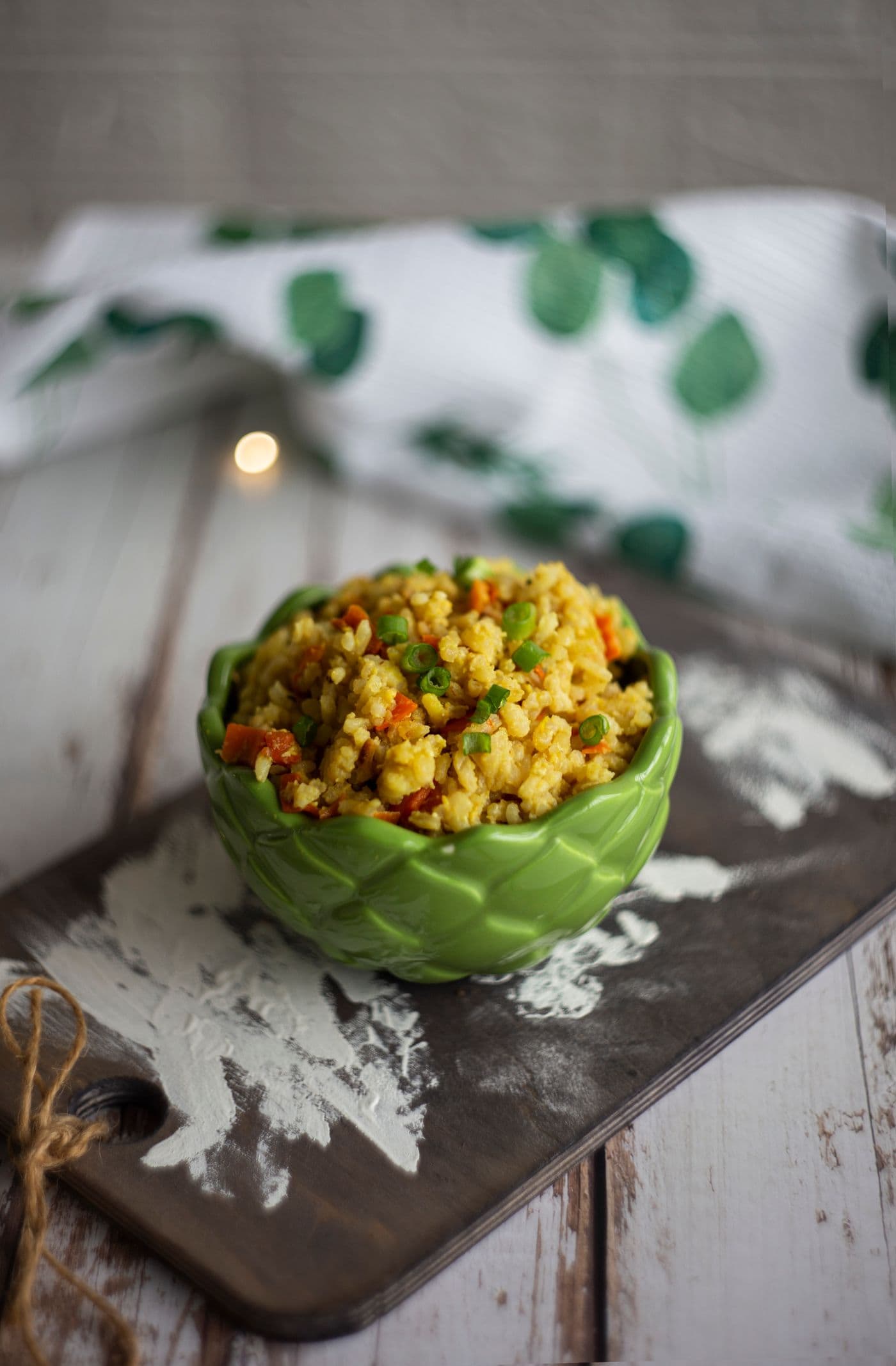 Semoule aux légumes et herbes