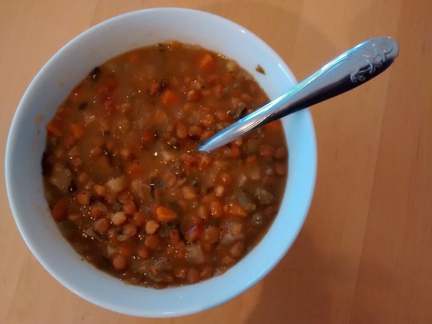Soupe de lentilles aux légumes