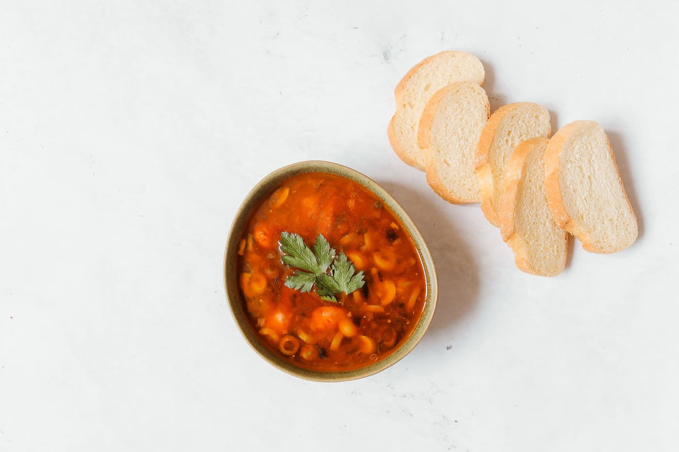 Soupe tomate aux petites pates