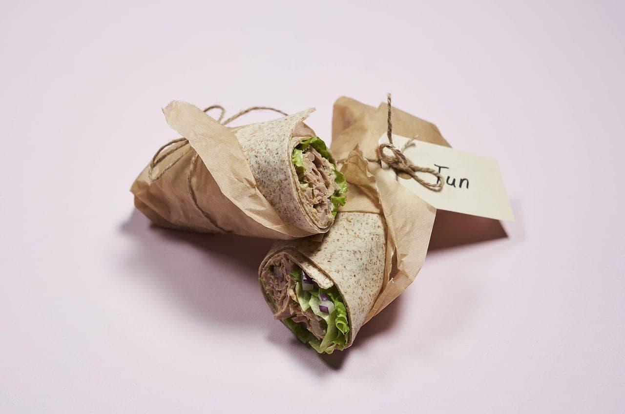 Wrap au thon et maïs