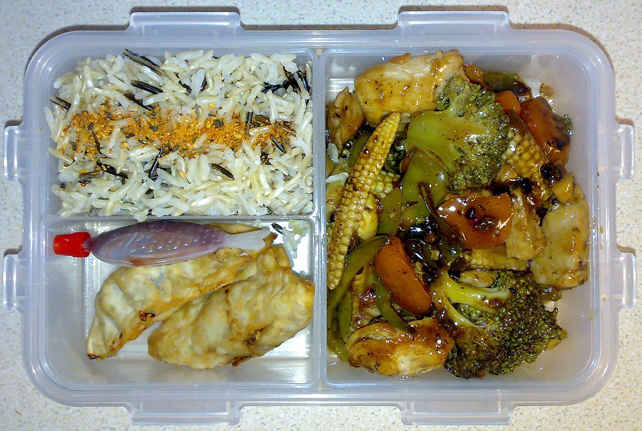 Poêlée dinde riz brocoli