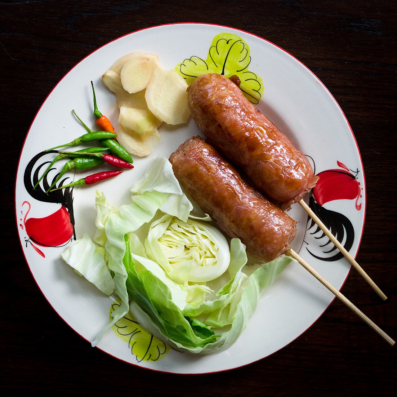 Poêlée porc haché chou riz