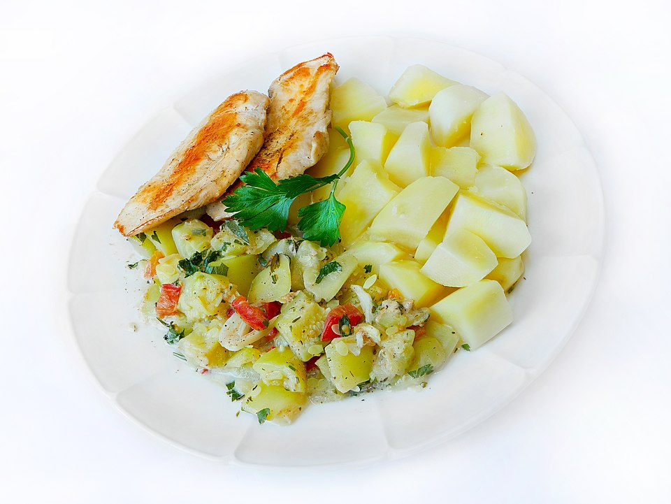 Poulet pommes de terre potiron